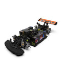 Rlaarlo AK-787 Carbon Brushless 1:10 Scale Race Car - Orange (Dual Motor Version)