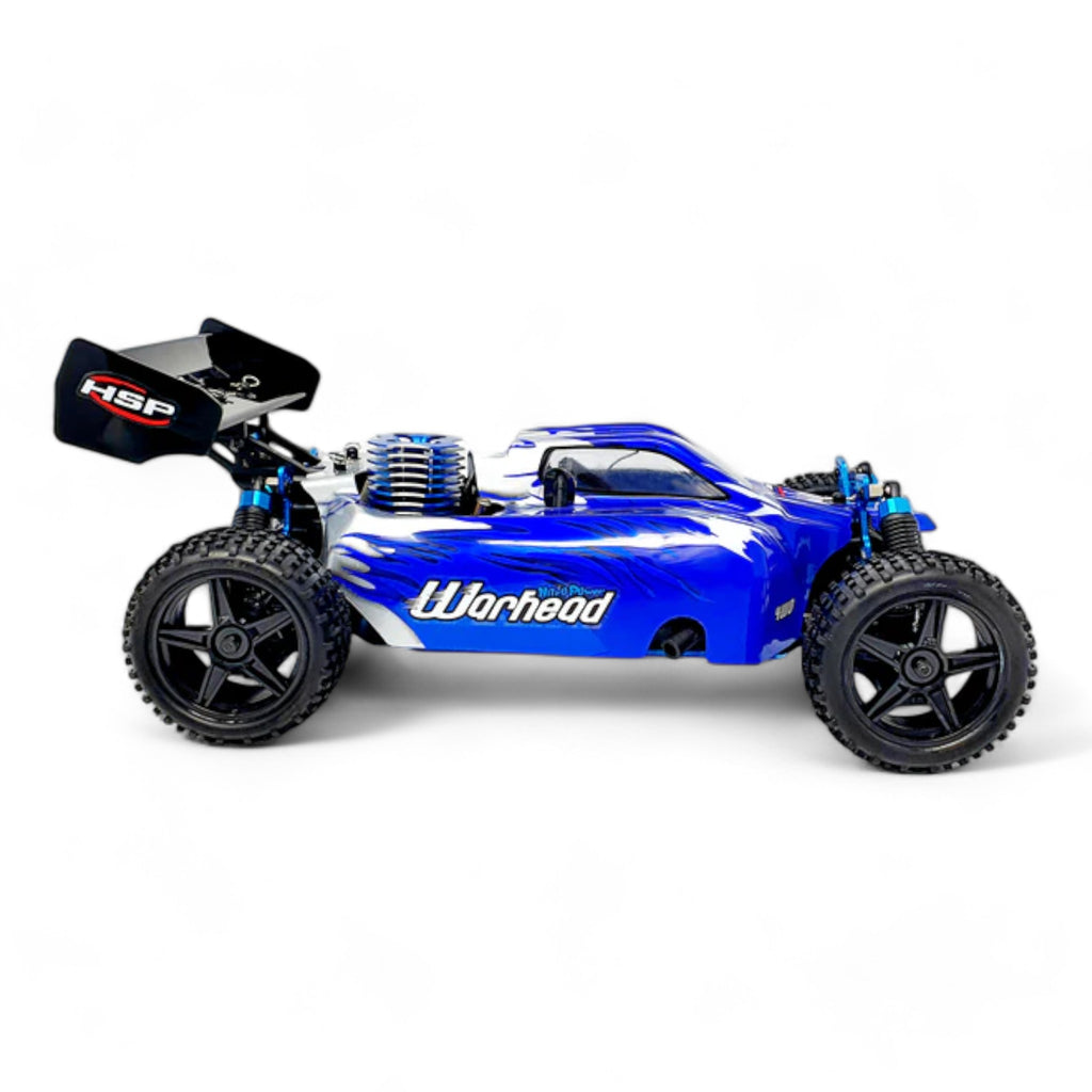 Hsp Racing HSP Warhead 1:10th Scale Off-Road Nitro RC Car Buggy - 2 Speed Gearbox