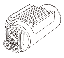 MJX Hyper Go 14209 14210 Complete Brushless Motor with Fan & Pinion - Part Number B2852A
