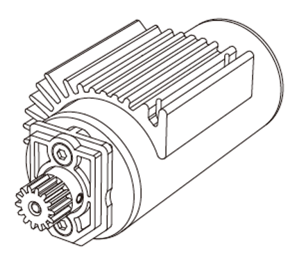 MJX Hyper Go 14209 14210 Complete Brushless Motor with Fan & Pinion - Part Number B2852G