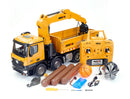 Huina 1538 1:14 Scale Remote Controlled Grabber Truck With Multiple Attachments