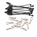 MJX Hyper Go 7303 7304 Body Clips with Retainers (12 Pack) - Part Number M001B