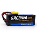 6S 22.2V 5200 mAh LiPo Rechargeable Battery Pack with XT90 Plug