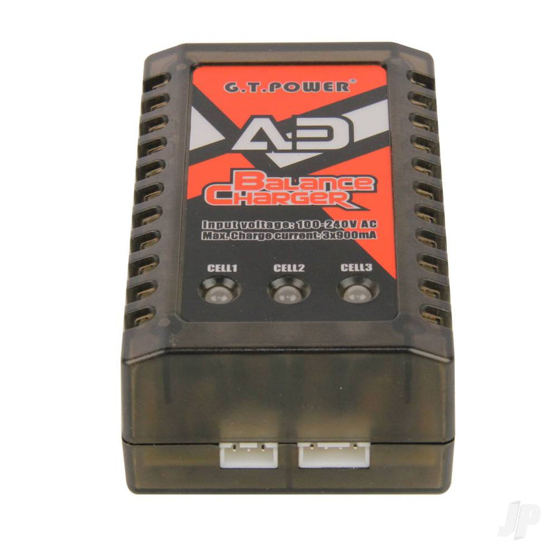 G.T Power A3 20W Balance Charger for LiPo Batteries 7.4v - 11.v (2-3S)