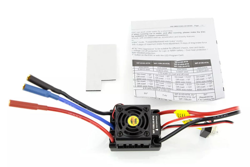 Hobbywing Waterproof 60A Brushless ESC WP-10BL60