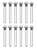 MJX Hyper Go Hex Screw 6 Pack - Part Number HTHM3029
