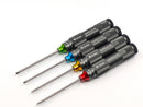 Titanium Hex Driver Set 4 Sizes 1.5, 2.0, 2.5, 3.0mm With Hard Case