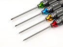 Titanium Hex Driver Set 4 Sizes 1.5, 2.0, 2.5, 3.0mm With Hard Case