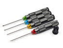 Titanium Hex Driver Set 4 Sizes 1.5, 2.0, 2.5, 3.0mm With Hard Case