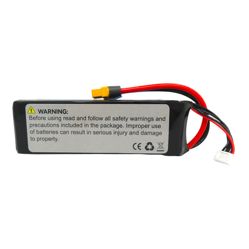 4S 14.8V 5000 mAh LiPo Rechargeable Battery Pack with XT60, Deans & EC3 Plugs