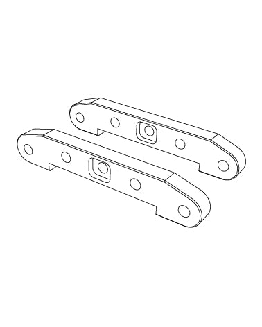 MJX Hyper Go 12212 Front & Rear Suspension Arm Braces - Part Number M12400