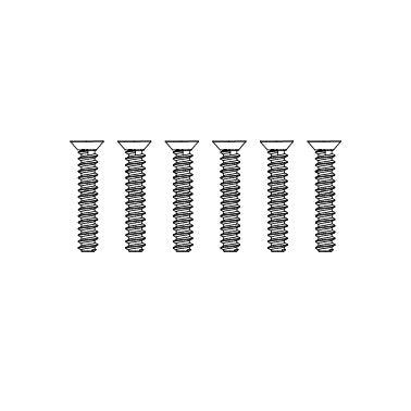 MJX Hyper Go Round Head Screw 6 Pack - Part Number M26124