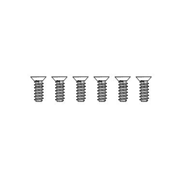 MJX Hyper Go Countersunk Screw 6 Pack - Part Number M26645