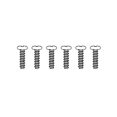 MJX Hyper Go Round Head Screw 6 Pack - Part Number M2666