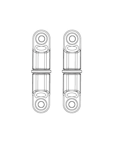 MJX Hyper Go 1:14 Steering Linkages 2 pack - Part Number 14431
