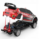 MJX 10303 C3 Citroén rally car with open hood on a white background