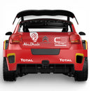 MJX 10303 Red Citroen C3 WRC car with sponsor logos on a white background