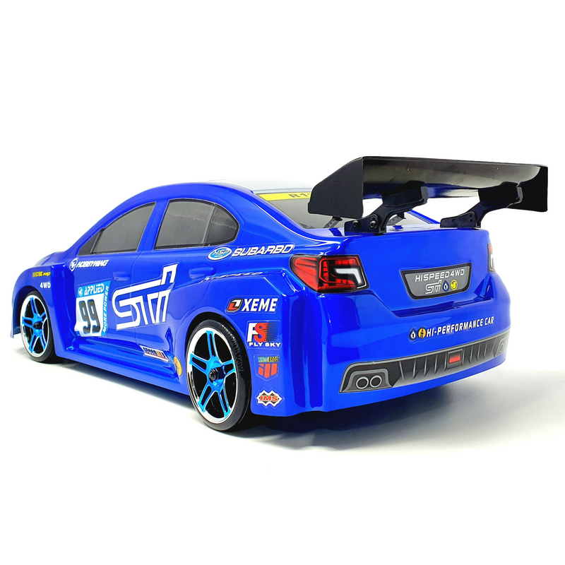 HSP Flying Fish Brushed 1:10th Scale Drift Car - Blue (Standard 7.2v NiMH Version)