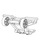 MJX Hyper Go 12212 Rear Bumper with Wheelie Bar - Part Number P12110