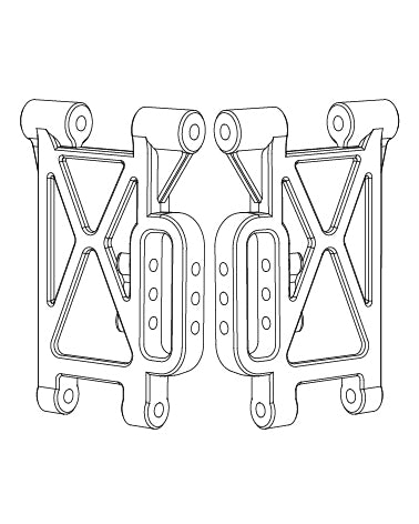 MJX Hyper Go 12212 Front Lower Suspension Arms - Part Number P12220