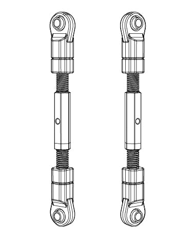 MJX Hyper Go 12212 Suspension Links Tie-Rods (2 Pack) - Part Number P12240