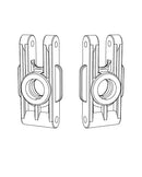 MJX Hyper Go 12212 Rear Hub Carriers - Part Number P12260