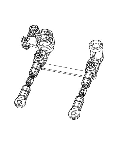 MJX Hyper Go 12212 Replacement Steering Assembly Set - Part Number P12430
