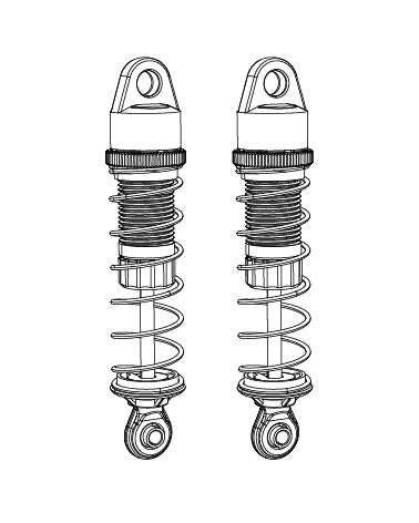 MJX Hyper Go 12212 Rear Shock Absorbers (2 Pack) - Part Number P12500