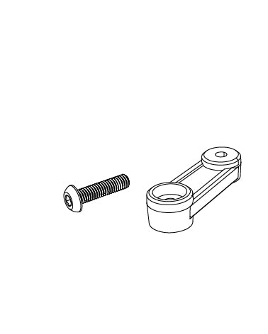 MJX Hyper Go 12212 Replacement Steering Servo Horn Arm - Part Number P12702
