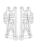 MJX Hyper Go 14207 & 14208 Rear Lower Suspension Arms - Part Number P14257