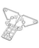 MJX Hyper Go 14207 & 14208 Front Chassis Brace - Part Number P14318F