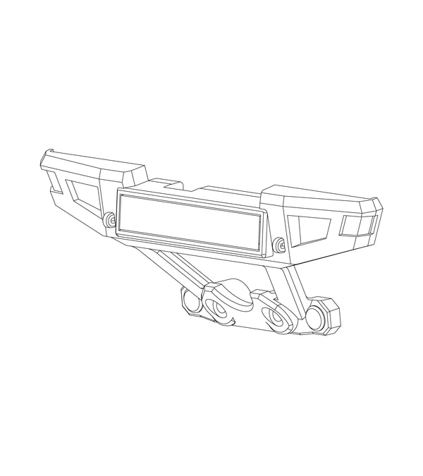 MJX Hyper Go 20208 Replacement Rear Bumper  - Part Number P2010