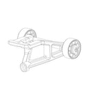 MJX Hyper Go 20208 Wheelie Bar Assembly - Part Number P2012