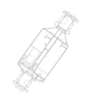 MJX Hyper Go 20208 Bottom Frame Chassis - Part Number P2015B