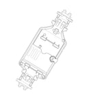 MJX Hyper Go 20208 Upper Chassis Frame Cover - Part Number P2015U