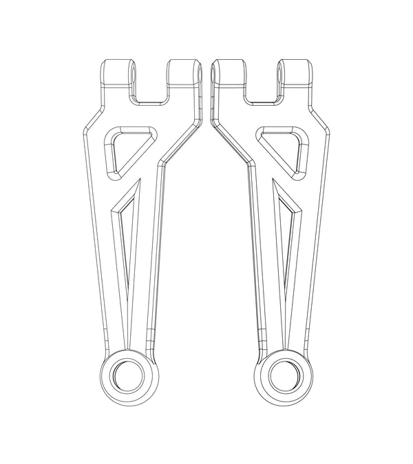 MJX Hyper Go 20208 Front Upper Suspension Arms - Part Number P2021