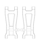 MJX Hyper Go 20208 Rear Lower Suspension Arms - Part Number P2025