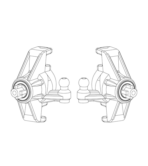 MJX Hyper Go 20208 Steering Hub Carrier Cups - Part Number P2048