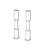 MJX Hyper Go 7303 Replacement Servo Mount Bracket - Part Number P73150