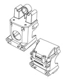 MJX Hyper Go 7303 Rear Differential Bulkhead - Part Number P73190