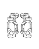 MJX Hyper Go 7303 Steering C Seat Blocks (2 Pack) - Part Number P73230A