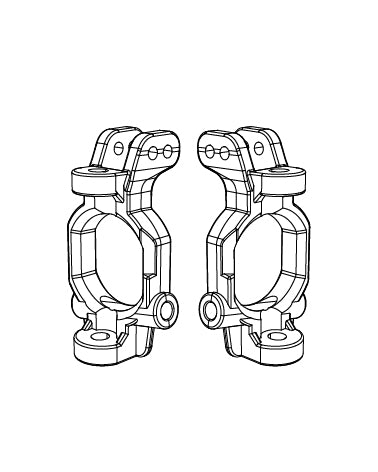 MJX Hyper Go 7303 Steering C Seat Blocks (2 Pack) - Part Number P73230A