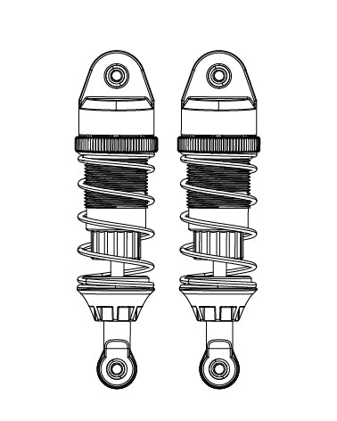 MJX Hyper Go 7303 Front Shock Absorbers (2 Pack)  - Part Number P73510
