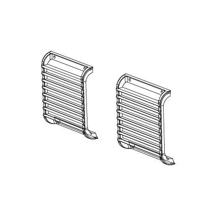 MJX H8H All-Rock Plastic Headlight Protectors - Part Number P8HB21