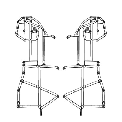 MJX Hyper Go H8P Body Shell Roll Cage Part - Part Number P8PB07