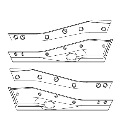 MJX Hyper Go H8P Left and Right Side Guards - Part Number P8PB09