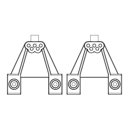 MJX Hyper Go H8P Rear Shock Tower Part - Part Number P8PV08