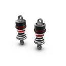 Rlaarlo Red Metal Oil-Filled Shock Absorbers (2 Pack) - Part Number R10001