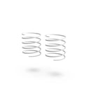 Rlaarlo White Replacement Shock Absorber Springs (2 Pack) - Part Number R10003
