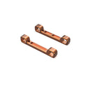 Rlaarlo Orange Alloy Rear Arm Braces for 1:10 On-Road Cars - Part Number R10064